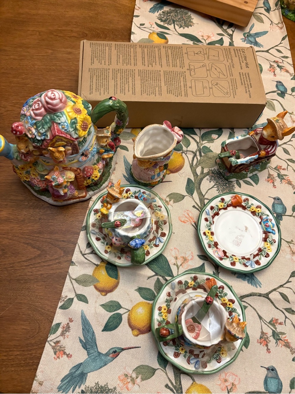 Mercuries Springtime Tea Set